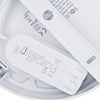 Solight LED mini panel koupelnový 2v1, 3CCT, podhledový/přisazený, 12W, 1020lm, IP54, stříbrná, kulatý WD240-S