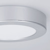 Solight LED mini panel koupelnový 2v1, 3CCT, podhledový/přisazený, 12W, 1020lm, IP54, stříbrná, kulatý WD240-S