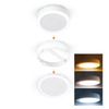 Solight LED mini panel koupelnový 2v1, 3CCT, podhledový/přisazený, 24W, 2040lm, IP54, bílá, kulatý WD244-W