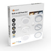Solight LED mini panel koupelnový 2v1, 3CCT, podhledový/přisazený, 24W, 2040lm, IP54, bílá, kulatý WD244-W