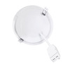 Solight LED mini panel koupelnový 2v1, 3CCT, podhledový/přisazený, 24W, 2040lm, IP54, stříbrná, kulatý WD244-S