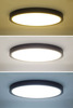 Solight LED osvětlení s dálkovým ovladačem Estela Black, 60W, 4500lm, 50cm, změna chromatičnosti, stmívatelné WO8020