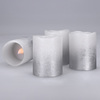 Solight sada LED svíček s časovačem, 4x svíčka, 6,5cm, stříbrná barva, 4xCR2032 součástí 1V284