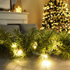 Solight LED vánoční girlanda s jehličím, 7m, 112x LED, časovač, 230V, IP44 1V299