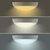 Solight LED venkovní osvětlení, nastavitelná teplota světla - 3CCT, 15/18/20W, 1800lm, 22cm, 2v1 - bílý a černý kryt WO779-2