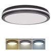 Solight LED osvětlení Gari, 44W, 3960lm, 3CCT, IP65, 40cm, černá WO821-B