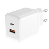 Solight 45W GaN fast charge USB-A + USB-C adaptér DC78