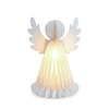 Solight anděl s LED osvětlením a časovačem, 37cm, 3xAA 1V309