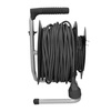 Solight prodlužovací přívod na bubnu, 1 zásuvka, 50m, černý kabel, 3x 1,5mm2 PB12