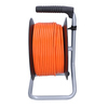 Solight prodlužovací přívod na bubnu, 4 zásuvky, 50m, oranžový kabel, 3x 1,5mm2 PB04