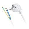 Solight flexo šňůra, 3x 1,5mm2, bílá, 5m PF22