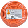 Solight prodlužovací přívod - spojka, 1 zásuvka, 40 m, 3 x 1,5mm2, oranžová PS11