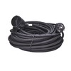 Solight prodlužovací přívod - spojka, 1 zásuvka, 20m, 3 x 1,5mm2, gumová, černá PS32