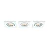 Zapuštěné bodové podhledové svítidlo Philips Enneper set 3ks 50193/31/PN bílé