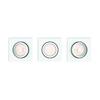 Zapuštěné bodové podhledové svítidlo Philips Enneper set 3ks 50193/31/PN bílé