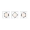 Zapuštěné bodové podhledové svítidlo Philips Enneper set 3ks 50193/31/PN bílé