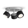 Philips Ferano bodové svítidlo LED 3x4,3W 1290lm 2700K IP20, černá