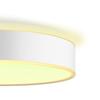 Hue Bluetooth LED White Ambiance Koupelnové stropní svítidlo Devere M 41165/31/P6 19,2W 2450lm 2200-6500K IP44 38,1cm bílé, stmívatelné s dálkovým ovladačem