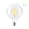 LED Žárovka WiZ Tunable White Filament 8718699786717 E27 G125 6,7-60W 806lm 2700-6500K, stmívatelná