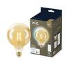 LED Žárovka WiZ Tunable White Filament Amber 8718699786816 E27 G125 6,7-50W 640lm 2000-5000K, stmívatelná