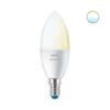 LED Žárovka WiZ Tunable White 8718699787073 E14 C37 4,9-40W 470lm 2700-6500K, stmívatelná