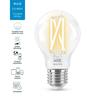 LED Žárovka WiZ Tunable White Filament 8718699787158 E27 A60 6,7-60W 806lm 2700-6500K, stmívatelná