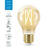 LED Žárovka WiZ Tunable White Filament Amber 8718699787219 E27 A60 6,7-50W 640lm 2000-5000K, stmívatelná