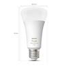 Hue Bluetooth LED White and Color Ambiance žárovka Philips 8719514288157 E27 A67 13,5W 1521lm 2000-6500K RGB stmívatelná