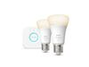 Hue Bluetooth LED White set 2ks žárovek Philips + Hue Bridge můstek 8719514289116 E27 A60 10W 1055lm 2700K stmívatelné