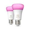 Hue Bluetooth LED White and Color Ambiance set 2ks žárovek Philips 8719514291317 E27 A60 9W 1100lm 2000-6500K RGB stmívatelné