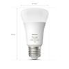 Hue Bluetooth LED White and Color Ambiance set 2ks žárovek Philips 8719514291317 E27 A60 9W 1100lm 2000-6500K RGB stmívatelné