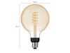 Hue Bluetooth LED White Ambiance filamentová žárovka Philips 8719514301542 E27 G125 7W 550lm 2200-4500K černá, stmívatelná