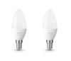 Philips HUE 8718699671273 Hue Bluetooth set 2x LED žárovka white E14 5,5W 470lm 2700K