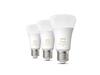 Hue Bluetooth LED White Ambiance set 3ks žárovek Philips 8719514328266 E27 A60 3x6W 3x800lm 2200-6500K bílé stmívatelné