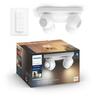 Philips HUE WA Buckram bodové LED svítidlo 4x GU10 5W 350lm 2200-6500K IP20, bílé + ovladač