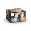 Philips HUE WA Buckram bodové LED svítidlo 4x GU10 5W 350lm 2200-6500K IP20, bílé + ovladač