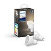 Philips HUE sada 2x LED žárovka white GU10 5,2W 400lm 2700K IP20