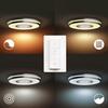 Hue LED White Ambiance Stropní svítidlo Philips Being BT 8719514341111 32W 2400lm 2200-6500K 24V, hliníkové s dálkovým ovladačem a Bluetooth