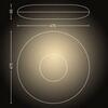 Hue LED White Ambiance Stropní svítidlo Philips Cher BT 8719514341173 33,5W 3000lm 2200-6500K 240V, černé s dálkovým ovladačem a Bluetooth