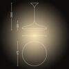 Hue LED White Ambiance Závěsné svítidlo Philips Cher BT 8719514341197 39W 3000lm 2200-6500K 240V, černé s dálkovým ovladačem a Bluetooth