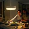 Hue LED White Ambiance Závěsné svítidlo Philips Fair BT 8719514341319 39W 3000lm 2200-6500K 240V, bílé s dálkovým ovladačem a Bluetooth