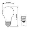 Philips LED žárovka MASTER LEDBulb ND 4-60W E27 830 A60 CL G EEL A 840lm