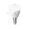 Philips HUE WACA LED Luster žárovka E14 5,1W 470lm 2000-6500K RGB IP20, stmívatelné