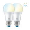 WiZ SET 2x LED žárovka E27 A60 8W (60W) 806lm 2700-6500K IP20, stmívatelná