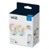 WiZ SET 2x LED žárovka GU10 PAR16 4,9W (50W) 345lm 2700-6500K RGB IP20, stmívatelná