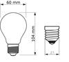 Philips Vintage LED filament žárovka E27 A60 7W (40W) 470lm 1800K nestmívatelná, zlatá