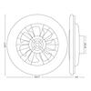 Philips Amigo Stropní svítidlo s ventilátorem 25W+60W, 6500lm, AC 220-240, 2700-4000-6500 K, IP20, bílá