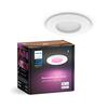 Philips Hue WCA Slim koupelnové zápustné svítidlo LED 8,3W 750lm 2200-6500K RGB 9cm kulaté IP44, bílé