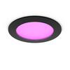 Philips Hue WCA Slim L zápustné svítidlo LED 12W 930lm 2200-6500K RGB CRI80 17cm kulaté IP44, černé