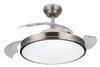 Philips Atlas stropní svítidlo s ventilátorem 28W (větrák) + 35W (světlo) 4500lm 2700/4000/5500K 49cm, nikl
